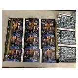 STAR WARS US POSTAL SERVICE POSTAGE STAMP SHEETS,
