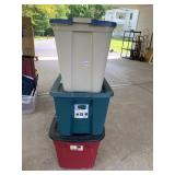 STERILITE AND SUNCAST ASSORTED PLASTIC STORAGE