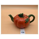 MARUKON WARE - HAND PAINTED PUMPKIN TEAPOT,