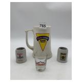 COORS LIGHT CERAMIC BEER STEIN, WORLD SERIES OF