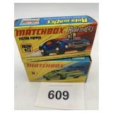 MATCHBOX DIE-CAST CARS, ROLAMATICS PISTON POPPER,