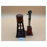 VINTAGE TRAIN ACCESSORIES, WATER TOWER, TRAIN