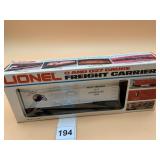 LIONEL O AND O27 GAUGE FREIGHT CARRIER, ROCK BOX