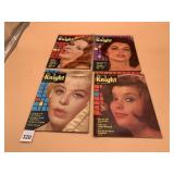 SIR KNIGHT MAGAZINE VTG ADULT MAGAZINE, (4)