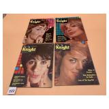 SIR KNIGHT MAGAZINE VTG ADULT MAGAZINE, (4)