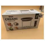 NINJA CREAMI PINTS & LIDS, 2 PACK, NIB.