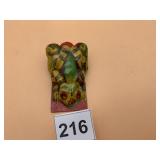 VTG TIN FROG CRICKET CHIRPER, HAND-PAINTED
