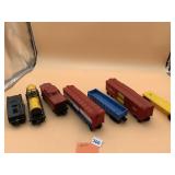 LIONEL MODEL TRAIN CARS, ASSORTED BRANDS, FREIGHT