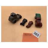 TOOTSIETOY METAL DIE-CAST VEHICLES, ASSORTED