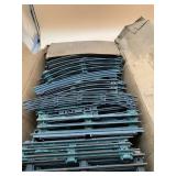 TOY TRAIN CURVED TRACK SECTIONS, METAL & PLASTIC,