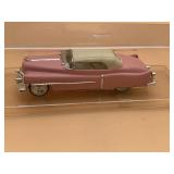 CADILLAC DIE-CAST MODEL CAR, PINK CONVERTIBLE,