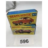 MATCHBOX SUPERFAST DIE-CAST, (2) CARS, VOLKSWAGEN