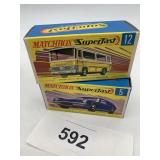 MATCHBOX SUPERFAST VEHICLES (2), SETRA COACH,