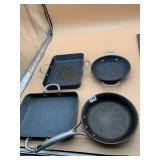ASSORTED NON-STICK COOKWARE, GRIDDLE PANS, FRYING