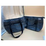 ISAAC MIZRAHI NEW YORK INSULATED LUNCH BAGS,