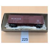WABASH DE LUXE KIT WOOD SHEATHED BOXCAR MODEL,