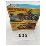 MATCHBOX HONDARORA, BOSS MUSTANG, NIB.