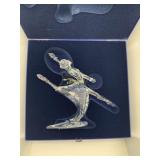 SWAROVSKI CRYSTAL DANCER FIGURINE, ORIGINAL BOX.