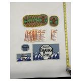 ASSORTED BEER BRAND PROMOTIONAL ITEMS, GRIZZLY