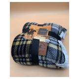 YELLOWSTONE SILK TOUCH SHERPA THROW, DUTTON RANCH