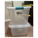 STERILITE & PROJECT SOURCE CLEAR PLASTIC STORAGE