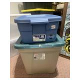 RUGGED TOTE & STERILITE PLASTIC STORAGE TOTES,