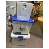 STERILITE, EASY HOME, HEFTY PLASTIC STORAGE BINS,