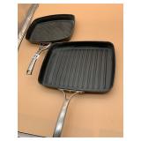 CALPHALON SQUARE GRILL PANS, PR, NONSTICK