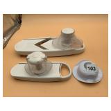 MANDOLINE SLICERS, PLASTIC CONSTRUCTION, V-BLADE,