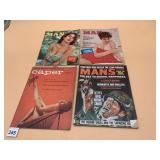 VINTAGE ADULT MAGAZINES - MODERN MAN, MANS,