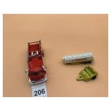 PLAYDIX FIRE TRUCK, PLAYDIT GASOLINE TRUCK, SHELL