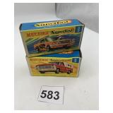 MATCHBOX SUPERFAST DIE-CAST VEHICLES (2), NIB, #8