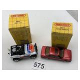 MATCHBOX MB37 JEEP 4X4, MB31 ROVER STERLING, NIB.