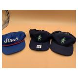 JIFFY MIXES BASEBALL CAP, SNAPPERS BASEBALL CAPS.