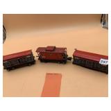 LIONEL LINES VTG METAL TRAIN CARS, CABOOSE, STOCK