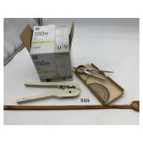 ASSORTED HOUSEHOLD ITEMS, GT LED BULBS NIB,