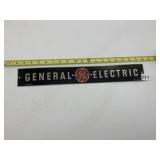 GENERAL ELECTRIC ADVERTISING SIGN, METAL, GE