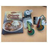 FARBERWARE MEASURING SPOONS & CUPS, DUMP CAKES
