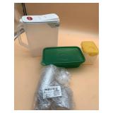RYTOON PITCHER, ZIPLOC CONTAINER, FOOD STORAGE