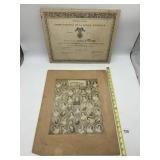 FRENCH LEGION OF HONOR CERTIFICATE, 1909 CLASS