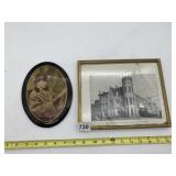 OVAL PORTRAIT PRINT, CONVEX GLASS, PITTSBURGH
