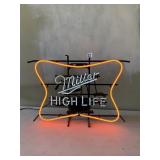 MILLER HIGH LIFE NEON SIGN W/ NEONPRO POWER