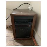 DURAFLAME WOOD CASE ELECTRIC HEATER, 1500W,