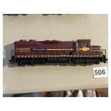 BESSEMER MODEL TRAIN LOCOMOTIVE, NUMBER 322.