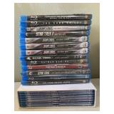 BLU-RAY MOVIE STAR TREK, BATMAN, CAPTAIN AMERICA.