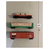 MODEL TRAIN CARS, GREAT NORTHERN FLATCAR W/
