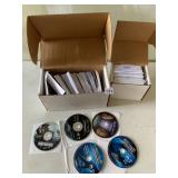 ASSORTED DVD MOVIES AND TV SERIES, IN PAPER