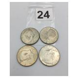 4- 40% SILVER KENNEDYS