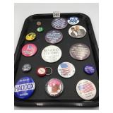 ASSORTED POLITICAL AND COMMEMORATIVE PINBACK
