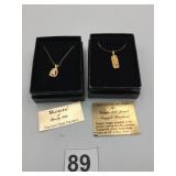 RONTE BOXED OPAL PENDANT NECKLACE VANDERBILT